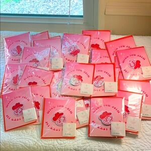 Last Disco 30 Pc blank note Card invitation W/Disco ball pin & Envelopes NEW